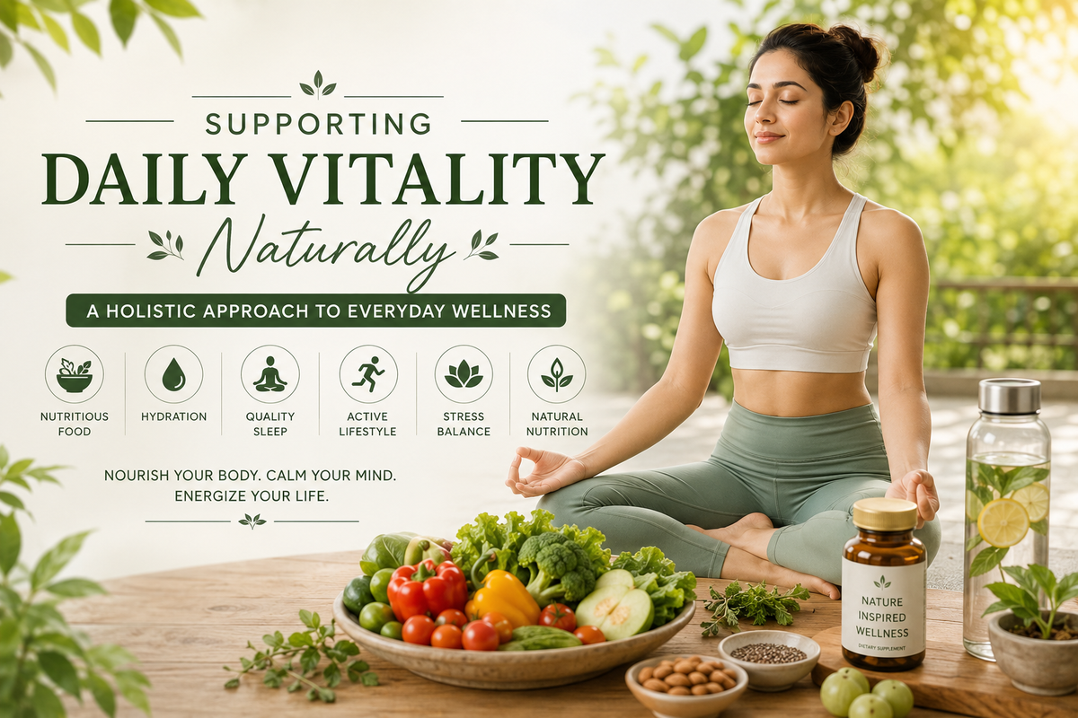 Supporting Daily Vitality Naturally: A Holistic Approach to Everyday Wellness